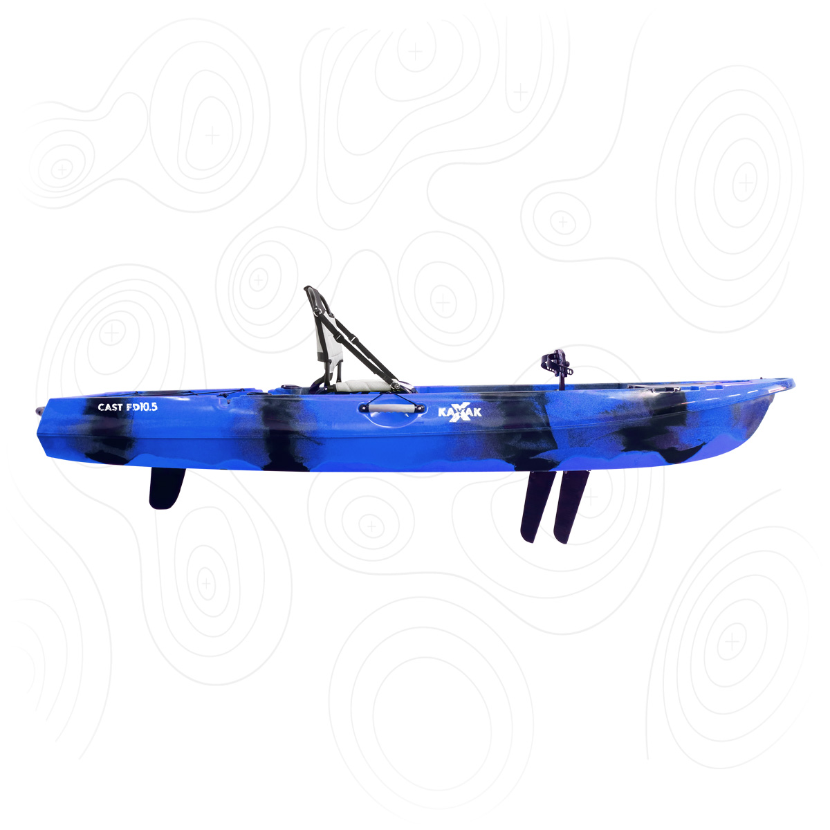 CAST FD10.5 <br><span style="color: #a6df4b;font-size:80%;">SABER MAIS</span><br><span style="color: #9d9997;font-size:70%;">Um Kayak super estável que não desilude o pescador de águas interiores. Equipado com sistema de pedais de pás</span>
